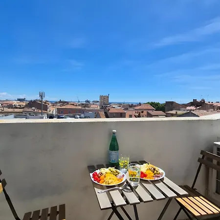 Le Duplex Des Halles-balcon & Clim * Sète
